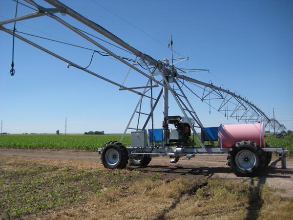 Nebraska leads the nation in implementation of overhead irrigation technologies. Research is continuing to ensure the most efficient use of these systems.