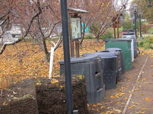 Compost Bins-Garden of the Sun