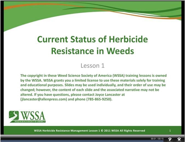 WSSA Resistance-Education screenshot