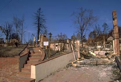 The California Fire Code  was modified after the Oakland Hills Fire and now includes regulations for defensible space and fire-resistent building materials.