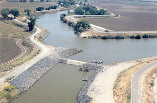 Old River at the confluence of the San Joaquin River.