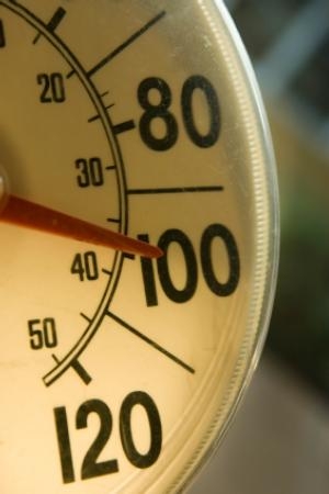 The need for heat illness prevention increases as the temperature rises.
