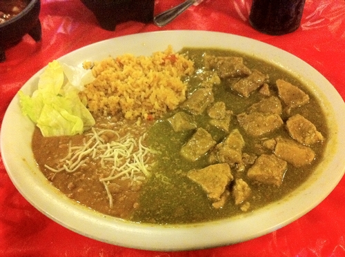 That's some good chile verde!