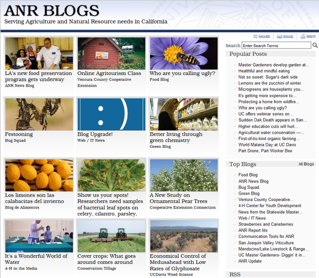 ANR Blog Showcase, formerly known as the Blog Roll.