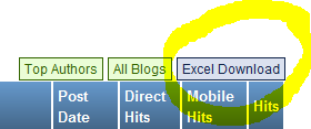 Example showing the 'Download to Excel' link.
